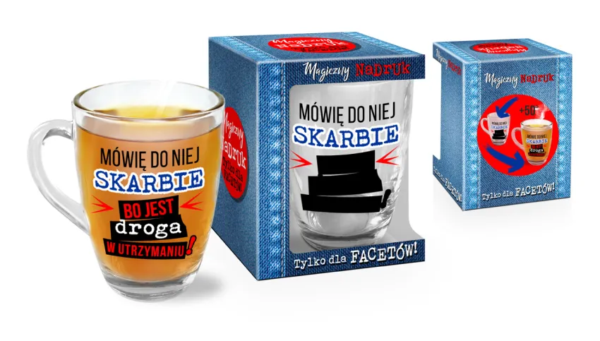 Magiczny kubek baryłka - Mówię do niej skarbie, bo jest droga w utrzymaniu!