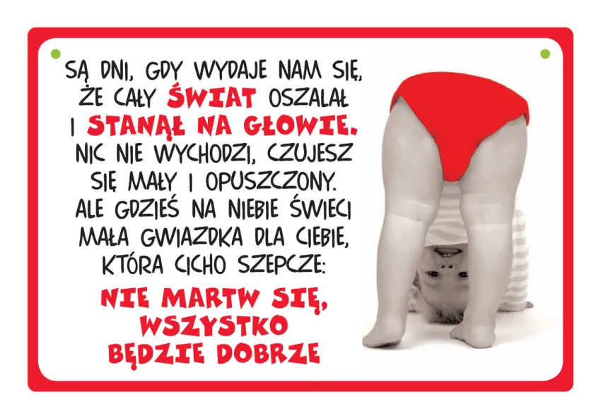 Tabliczka Kukartka cool - Są dni gdy wydaje nam się, że cały świat oszalał...