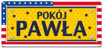Tabliczka 3D - Pokój Pawła