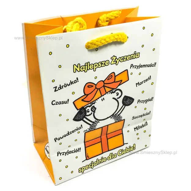 Torebka Kukartka Sheepworld mini - Najlepsze życzenia specjalnie dla Ciebie