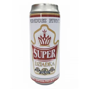Skarbonka puszka - Fundusz piwny Super Dziadka
