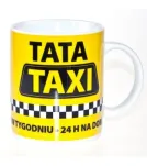 Kubek Kukartka - Tata taxi - bezpłatne przewozy, 7 dni w tygodniu, 24h na dobę - 2