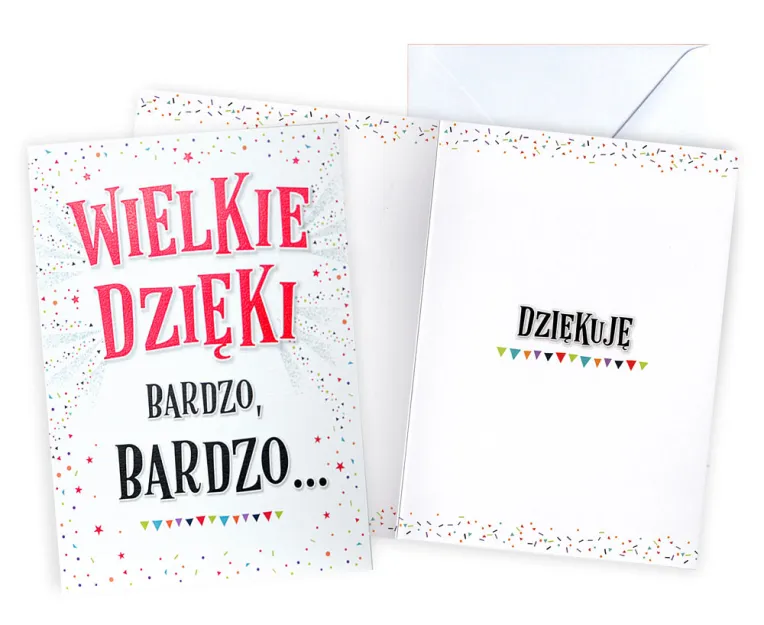 Karnet Kukartka V - Wielkie dzięki. Bardzo, bardzo...