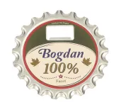 Otwieracz, podstawka, magnes 3w1 - Bogdan 100% facet - 2