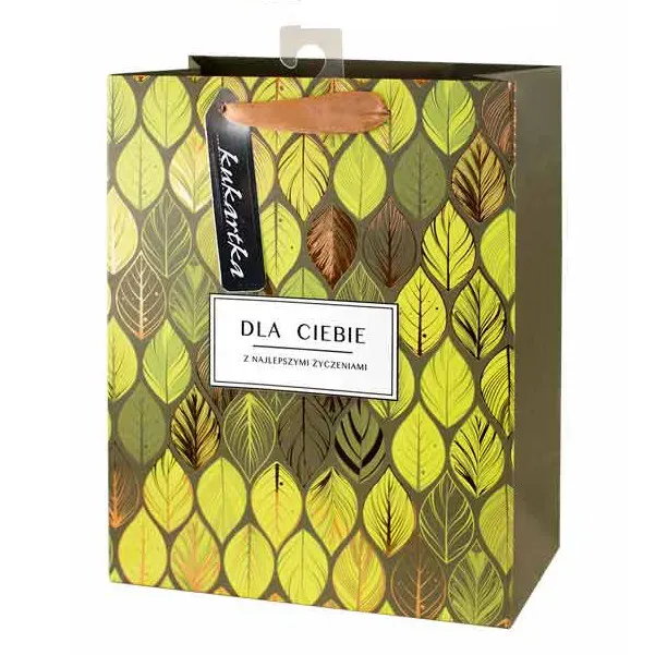 Torebka Kukartka XL - (zielona) Dla Ciebie