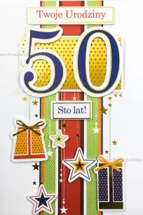 Karnet HM - Twoje 50 urodziny. Sto lat!