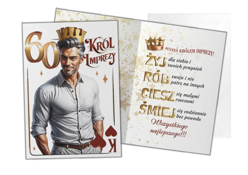 Karnet B6 - 60 Król Imprezy