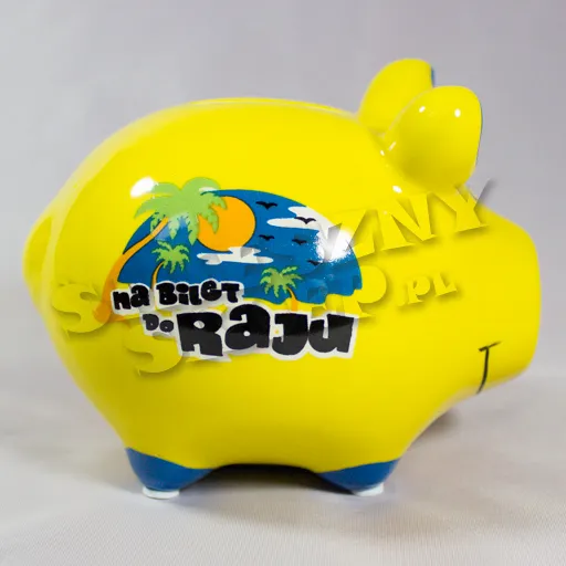 Świnka skarbonka Kukartka - Na bilet do raju