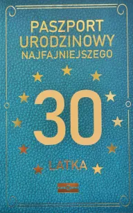 Karnet paszport - Urodzinowy najfajniejszego 30 latka