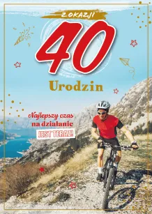 Karnet 3D - Z okazji 40 urodzin