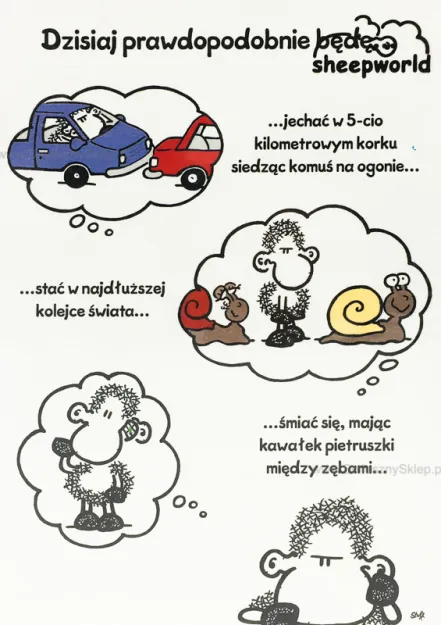 Karnet Sheepworld - Dzisiaj prawdopodobnie będę stać w kolejce...
