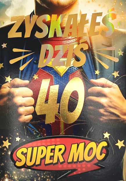 Karnet 3K - 40. Zyskałeś dziś super moc