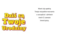 Karnet 2K - Dziś są Twoje Urodziny - 2