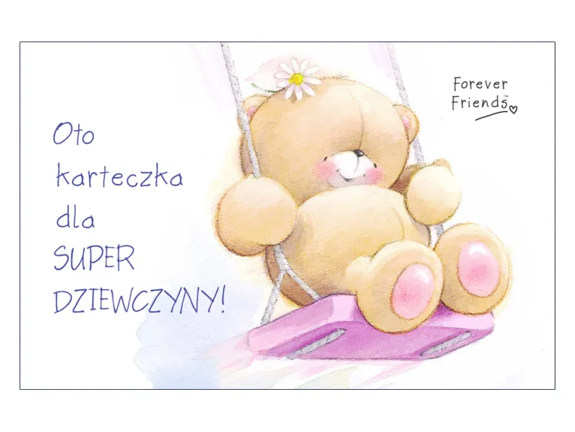 Karta kredytowa - Oto karteczka dla super dziewczyny