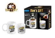 Zestaw Gifts Mens 3 - Kubek kawy na dzień dobry + szklaneczka whisky na dobry wieczór