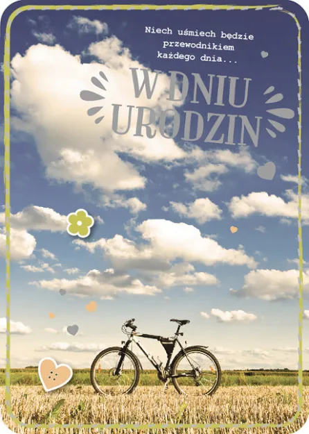 Karnet 3D z życzeniami - W dniu urodzin. Niech śmiech będzie przewodnikiem każdego dnia...