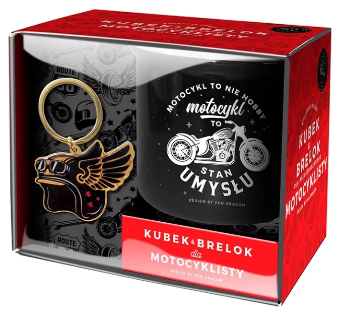 Kubek + brelok Hobby - Dla Motocyklisty