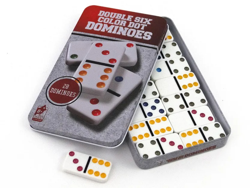 Gra - Domino w metalowym etui