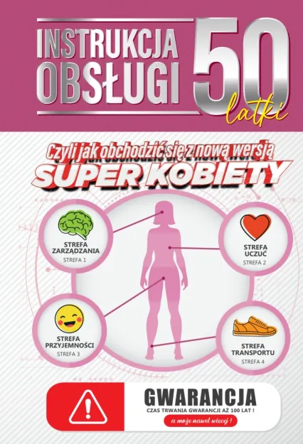 Karnet - 50 urodziny. Instrukcja obsługi.
