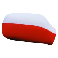 Pokrowce na lusterka samochodowe - flaga Polski - 2 szt