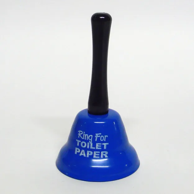 Dzwonek - Ring for toilet paper - w przezroczystym etui