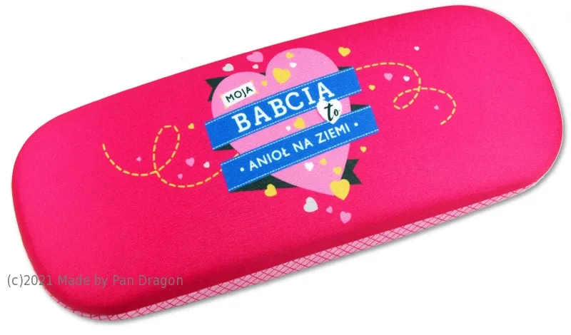 Etui na okulary - Moja Babcia to Anioł na Ziemi