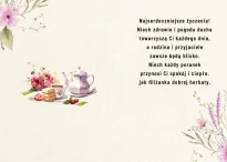Karnet 3K - W dniu urodzin (imbryk) - 2