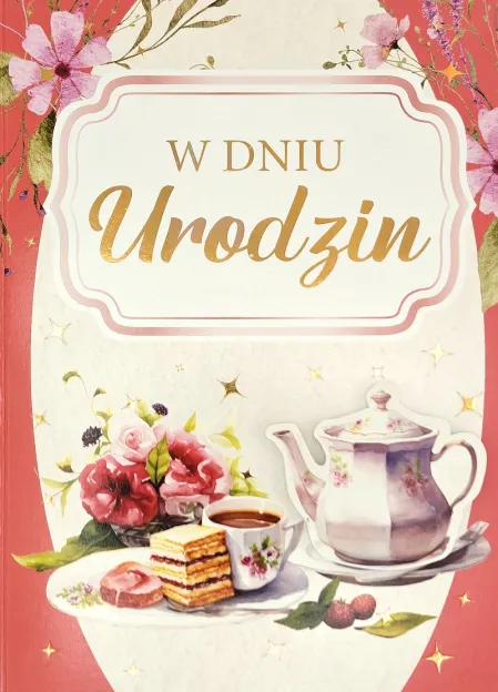 Karnet 3K - W dniu urodzin (imbryk)