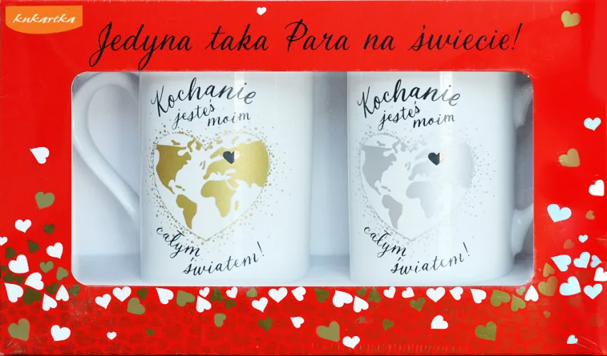 Kubki Para - Jedyna taka Para na świecie - Kochanie jesteś moim calym światem