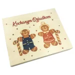 Drewniane pudełko - Kochanym Dziadkom (pierniki) na czekoladki Merci - 2