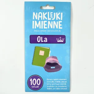Naklejki imienne 100 szt. - Ola