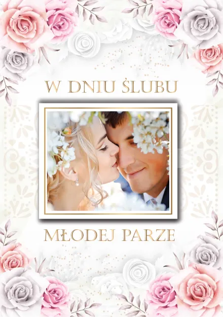 Karnet C5 - W dniu ślubu Młodej Parze