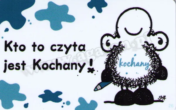 Karta Sheepworld - Kto to czyta jest kochany