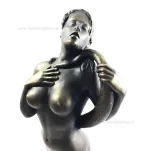 Figurka - akt z wężem - kobieta stojąca - 3