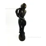 Figurka - akt z wężem - kobieta stojąca - 2