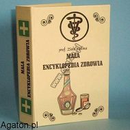 Książka mała z piersiówką - Mała encyklopedia zdrowia