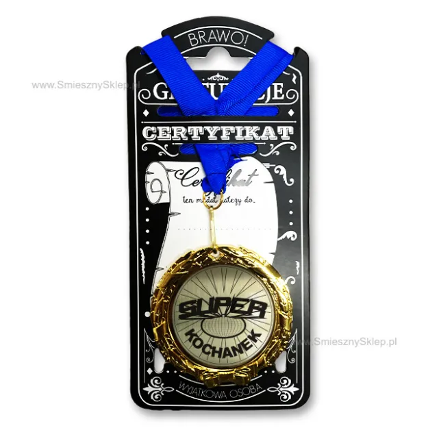 Medal w folii - Super Kochanek