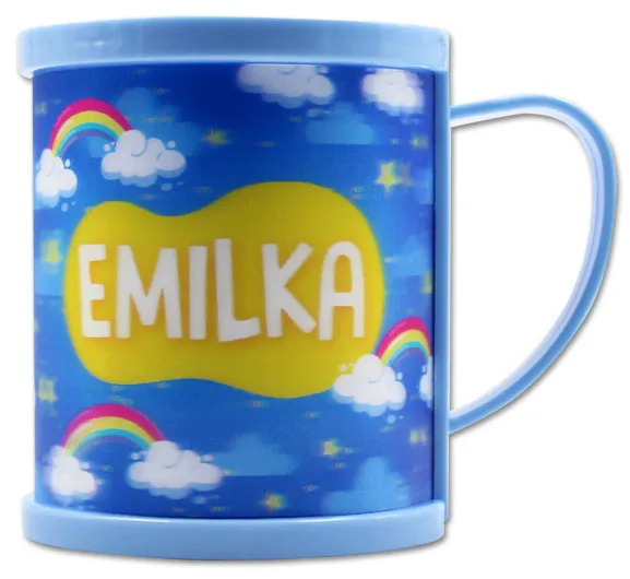 Kubek plastikowy 3D - Emilka