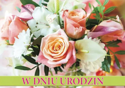 Karnet 3D - W dniu urodzin