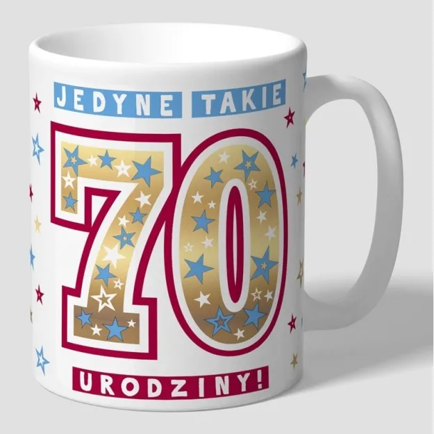Kubek premium - Jedyne takie 70 urodziny