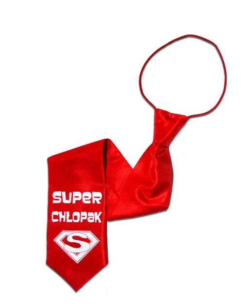 Krawat czerwony - Super chłopak