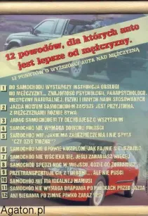 Dyplom - 12 powodów, dlaczego auto jest lepsze od mężczyzny