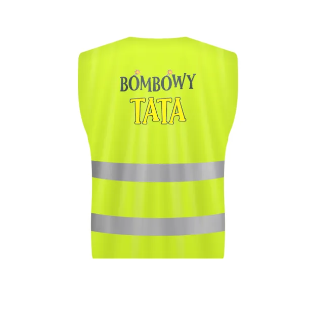 Kamizelka odblaskowa - Bombowy Tata