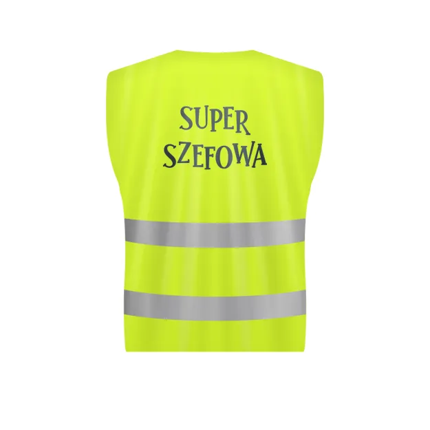 Kamizelka odblaskowa - Super Szefowa