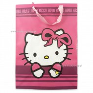 Torebka Hello Kitty - Kot na rózowym tle, z kokardą 