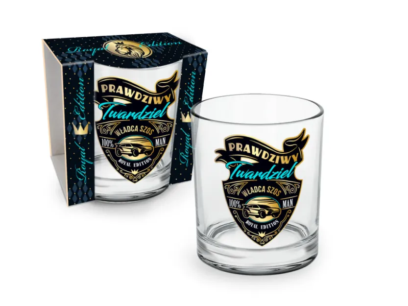 Szklanka Royal do whisky - Prawdziwy twardziel, władca szos