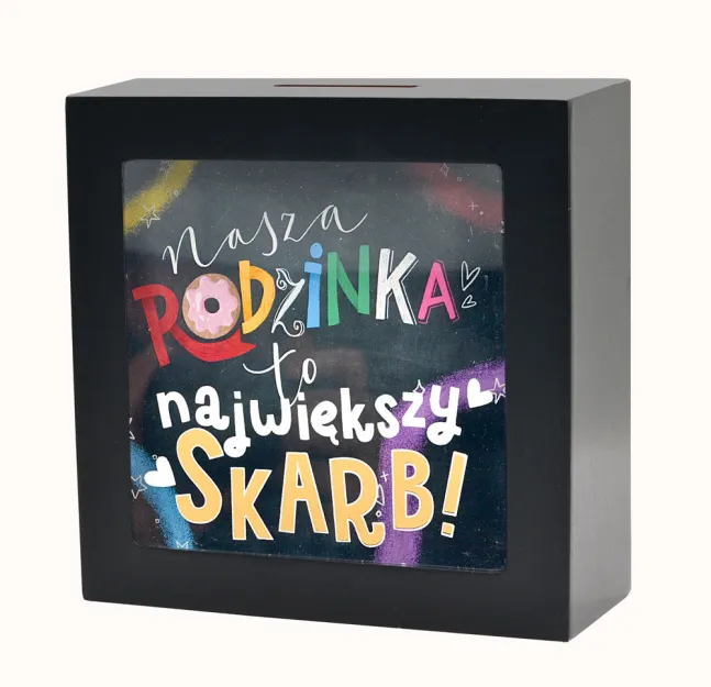 Skarbonka Skarbbox - Nasza rodzinka to największy skarb!