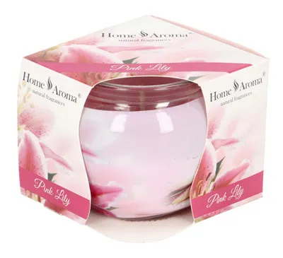 Świeca zapachowa - Różowa lilia. Home Aroma.