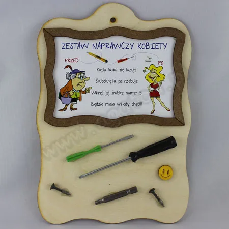 Zestaw naprawczy kobiety