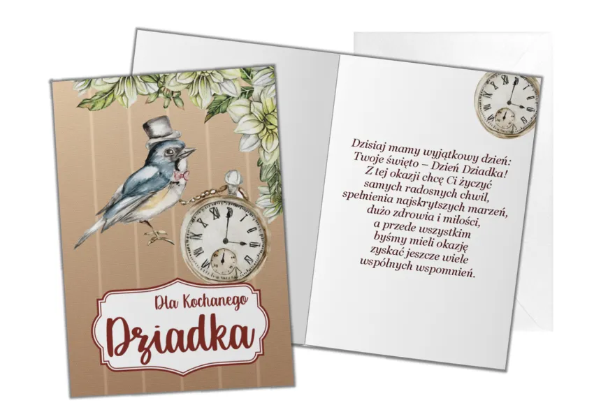 Kartka C5 - Dla kochanego Dziadka